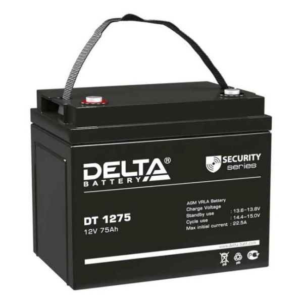 Аккумулятор для ИБП DELTA DT1275 75 Ah