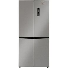 Холодильник Weissgauff WCD 450 X NoFrost Inverter Full No Frost нержавеющая сталь