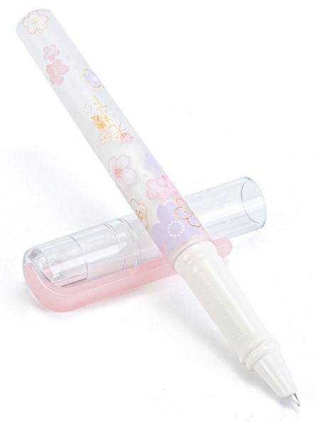 Ручка перьевая Deli Sakura (A938) розовый , 6 шт